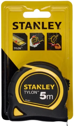 Stanley rolmeter Tylon 5 m x 19 mm — gereedschap