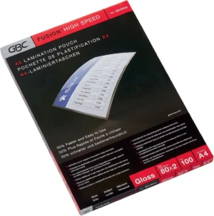 GBC HighSpeed lamineerhoes ft A4, 160 micron (2 x 80 micron), pak van 100 stuks — toebehoren voor lamineermachines