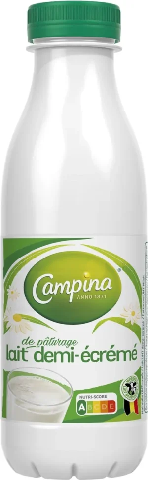 Campina halfvolle melk, 0,5 liter, pak van 6 flessen — drank en eetwaren
