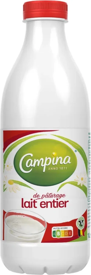 Campina volle melk, 1 liter, pak van 6 stuks — drank en eetwaren