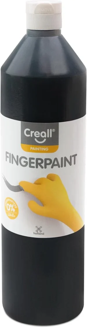 Creall vingerverf Happy, set met 10 flesjes van 750 ml in geassorteerde kleuren — detail 2