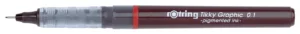 Rotring fineliner Tikky Graphic 0,1 mm — detail 2