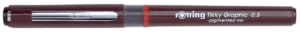 Rotring fineliner Tikky Graphic 0,3 mm — school- en tekenfineliners
