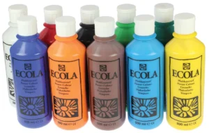 Talens Ecola plakkaatverf flacon van 500 ml, wit — detail 2