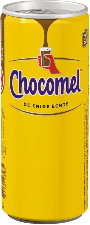 Chocomel chocolademelk, blik van 25 cl, vol, pak van 24 stuks — drank en eetwaren