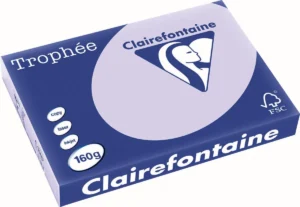 Clairefontaine Trophée Pastel, gekleurd papier, A3, 160 g, 250 vel, lila