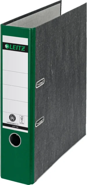 Leitz ordner, ft A4, rug van 8 cm, karton, groen — ordners uit karton