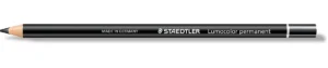 Staedtler potlood Lumocolor permanent glasochrom, zwart — grafietpotlood
