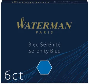 Waterman inktpatronen blauw 6X