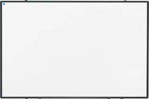 Smit Visual Softline whiteboard, emaille, magnetisch, zwart profiel, 90 x 60 cm