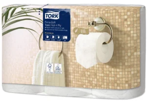 Tork toiletpapier Extra Soft, 4-laags, systeem T4, pak van 6 rollen — toiletpapier en dispensers