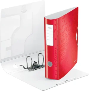 Leitz WOW ordner Active rug van 8,2 cm, rood — ordners uit kunststof