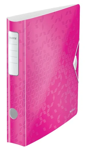 Leitz WOW ordner Active rug van 6,5 cm, roze — ordners uit kunststof