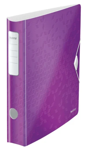 Leitz WOW ordner Active rug van 6,5 cm, paars — ordners uit kunststof