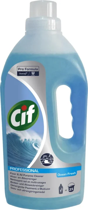 Cif allesreiniger oceaanfris, flacon van 1 liter — reinigingsproduct