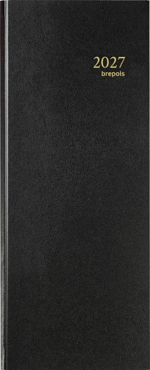 Brepols Saturnus Lima, zwart, 2027 — spiraal agenda 2027