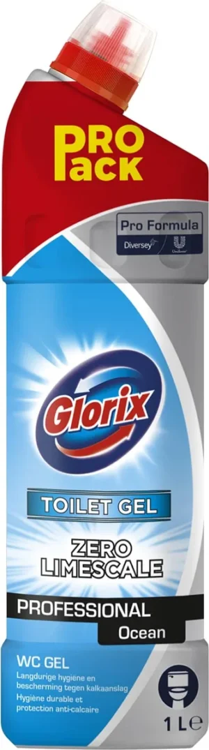 Glorix Pro Formula toiletreiniger Ocean Fresh, fles van 1 l — reinigingsproduct