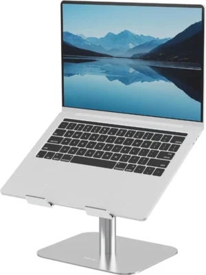 Fellowes Alumia kantelbare laptopstandaard, zilver — detail 2