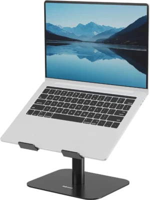 Fellowes Alumia kantelbare laptopstandaard, zwart — detail 2