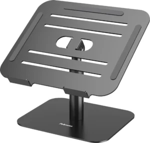 Fellowes Alumia kantelbare laptopstandaard, zwart — beeldschermhouder