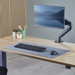 Fellowes Breyta bureauonderlegger en muismat, ft 80 x 40 cm, marine — detail 2