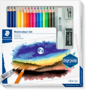 Staedtler Watercolour Set, set van 18 stuks — aquarelpotlood