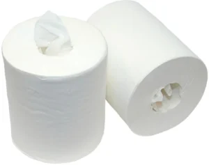 Poetspapier Midi, 2-laags, 160 m, pak van 6 rollen — handdoeken en dispensers