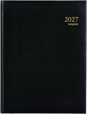 Brepols Ambassador Lima, zwart, 2027 — kantooragenda 2027