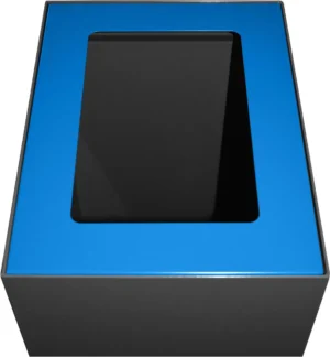 V-Part top voor modulaire afvalbak 60 l, blauw — toebehoren voor vuilnisbakken
