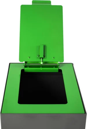 V-Part top met klep voor modulaire afvalbak 60 l, groen — toebehoren voor vuilnisbakken