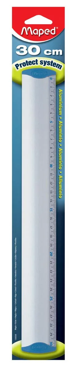 Maped lat uit geanodiseerd aluminium 30 cm — detail 2