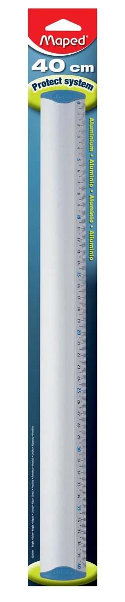 Maped lat uit geanodiseerd aluminium 40 cm — detail 2