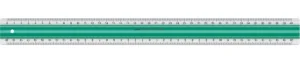 Linex liniaal 40 cm — latten uit kunststof