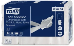 Tork Xpress® gecomprimeerde zachte handdoek, multifold M, Advanced, 2-laags, systeem H2, 12 x 200 vel — handdoeken en dispensers