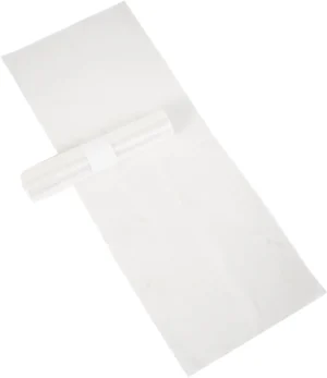 Vuilniszak ft 60 x 80 x 0.02 cm, transparant, HDPE, 20 x rol van 20 stuks — toebehoren voor vuilnisbakken