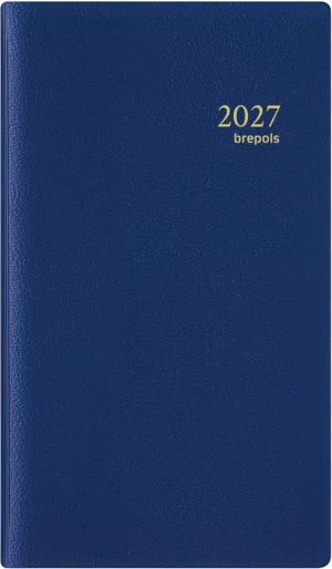 Brepols agenda Interplan Genova, blauw, 2027 — zakagenda 2027