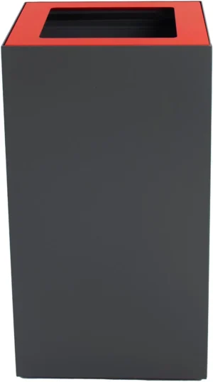 V-Part top voor modulaire afvalbak 85 l en 90 l, rood — detail 2