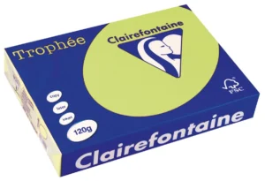 Clairefontaine Trophée Pastel, gekleurd papier, A4, 120 g, 250 vel, golfgroen — detail 2