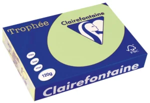 Pak Clairefontaine Trophée Pastel gekleurd papier A4 van 120 g/m² in groen, 250 vel