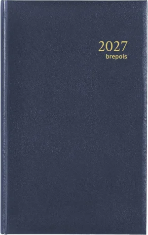 Brepols agenda Brefix Lima 6-talig, blauw, 2027 — kantooragenda 2027