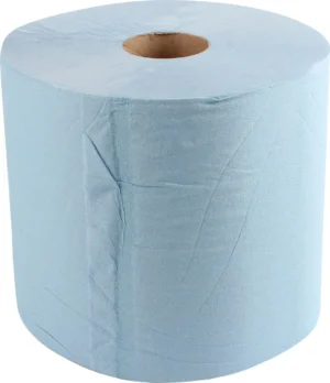 Tork Industrial Heavy Duty poetspapier rol, 3-laags, systeem W1/W2, blauw, pak van 2 rollen — detail 2