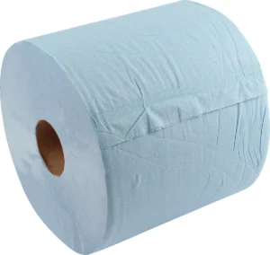 Tork Industrial Heavy Duty poetspapier rol, 3-laags, systeem W1/W2, blauw, pak van 2 rollen — handdoeken en dispensers