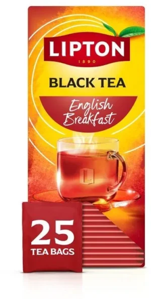 Lipton thee Feel Good Selection, English breakfast, doos van 25 zakjes — drank en eetwaren