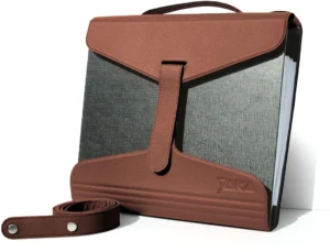 Yaka mappendrager, bruin leder — accessoire
