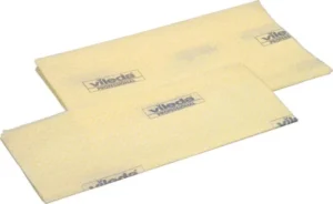 Vileda stofwisdoek High Performance, geel, pak van 50 stuks — schoonmaakbenodigdheden