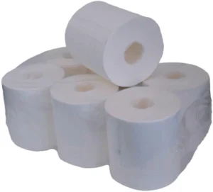 Poetspapier Midi, 1-laags, 275 m, pak van 6 rollen — handdoeken en dispensers