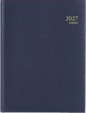 Brepols Timing Lima, blauw, 2027 — kantooragenda 2027