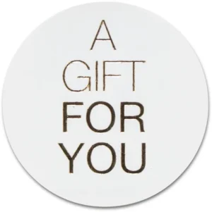 Etiket bedrukt, op rol, diameter 39 mm, 500 stuks, A Gift For You — etiketten