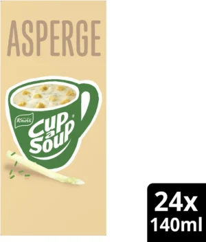Pak Cup A Soup Knorr Cup-a-Soup asperge met 24 zakjes van 140 ml