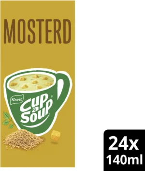 Knorr Cup-a-Soup mosterd, pak van 24 zakjes — drank en eetwaren
